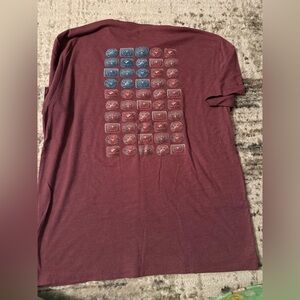 Ariat Burgundy Crew Neck T-Shirt XL